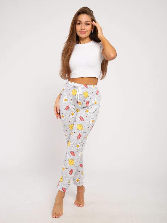 Брюки женские 8-031в (яичница), Eggs & Bacon,шт