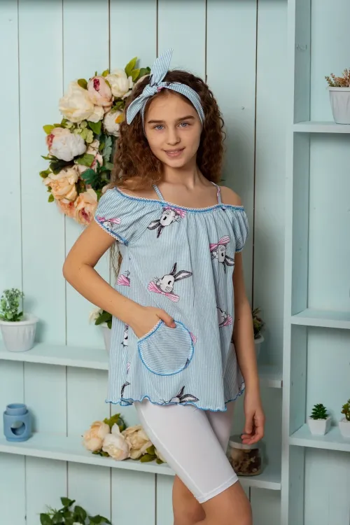 Майка детская 5118, кулирка, размеры 28-40