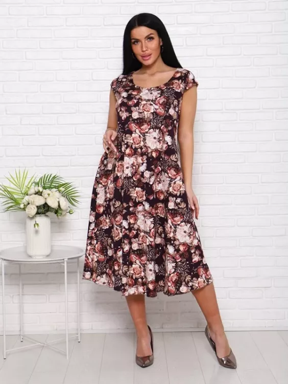 Платье Лето Пионы