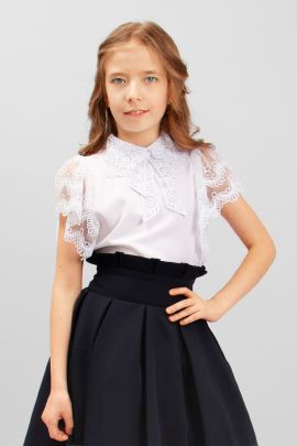 Блузка для девочки короткий рукав SP013