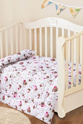 Одеяло Бэби всесезонное (Лен/хлопок) - ПИРОЖНЫЕ