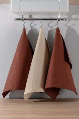 Набор вафельных полотенец в подарочной упаковке