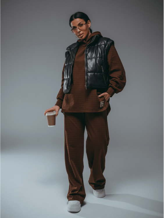 Соната костюм женский (коричневый)