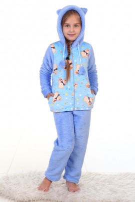 Пижама подростковая 12-03б (голубой)