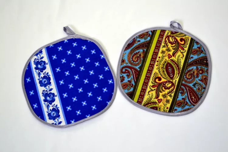 Прихватка рогожка