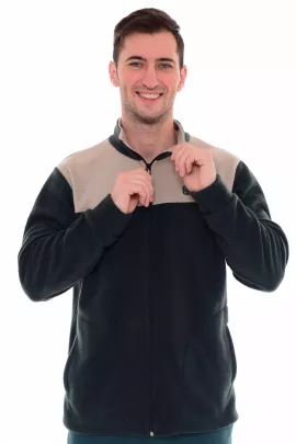 Толстовка мужская 9-141в (изумруд)