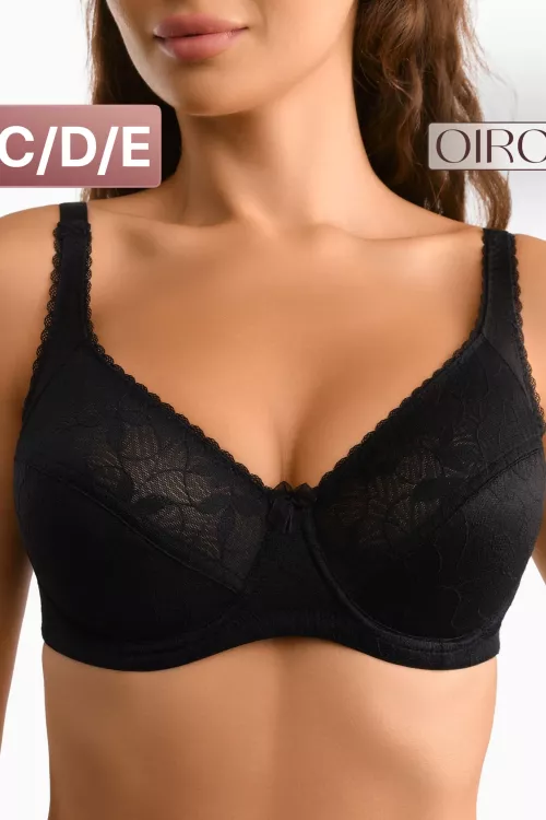 Бюстгальтер OIRO кружевной с мягкой чашей Oleandr 1415013