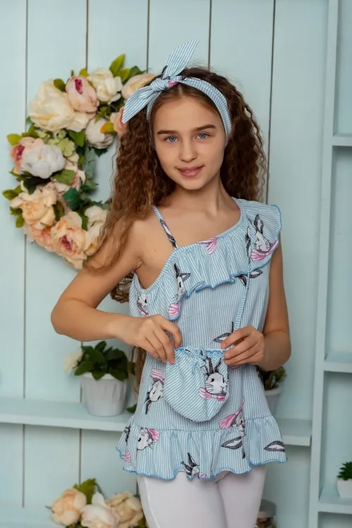 Майка детская 5115, кулирка, размеры 28-36