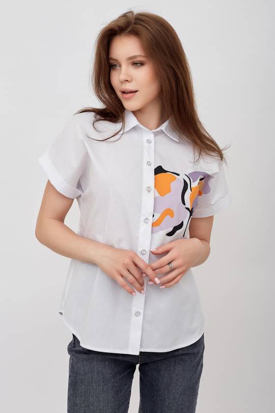 Стильные женские рубашки | Трикотажные рубашки для женщин – купить в интернет-магазине