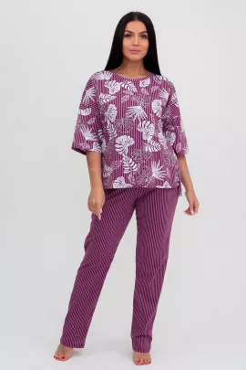 Костюм с брюками Мишель (фиолетовый)
