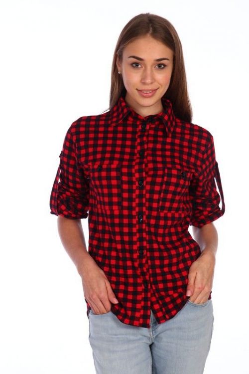Рубашка Хилари-К красный последний размер