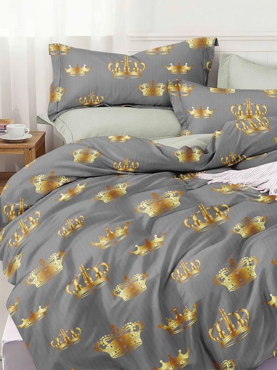 Постельное белье поплин эксклюзив на молнии - Корона