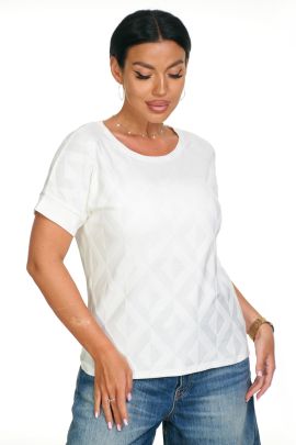 Футболка женская ажурная 787456