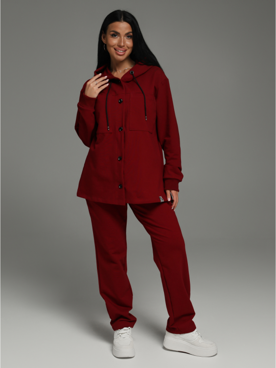 Престиж костюм женский (бордо)