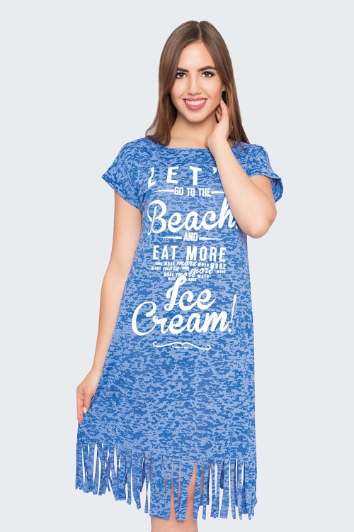 Платье "Ice Cream", синяя
