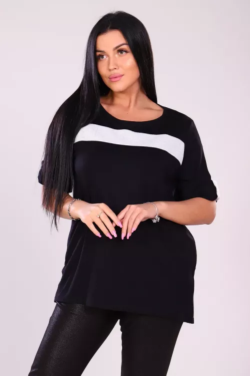 Туника 36537 черный последний размер