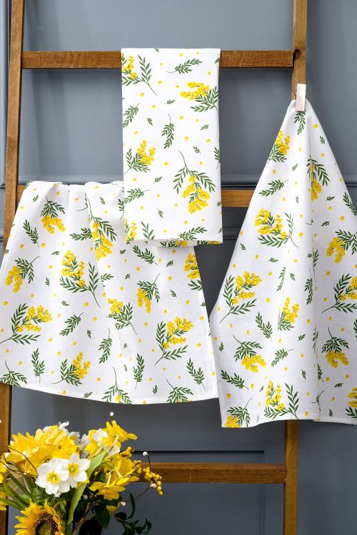 Мимоза набор кухонных полотенец