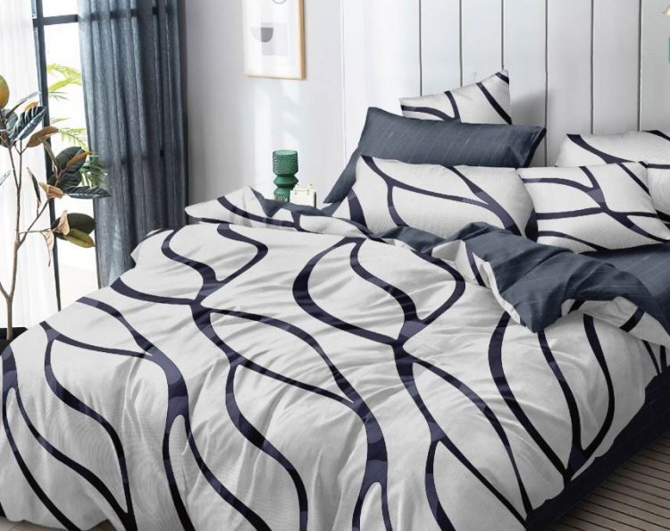 Постельное белье поплин эксклюзив на молнии - Гвен