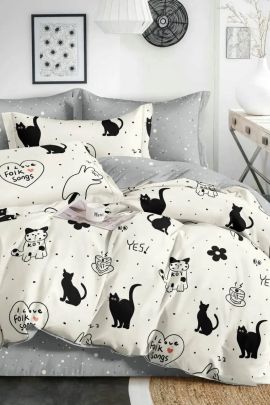 Постельное белье поплин эксклюзив - Котэ