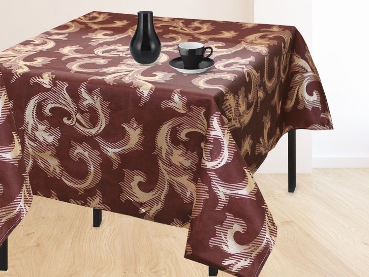 Шоколад Скатерть+салфетка 30*30(6шт) трикот