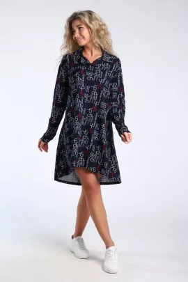 Туника 89384 темно-синий последний размер