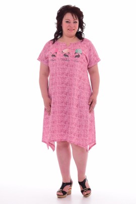 Платье женское 4-54а (розовый)
