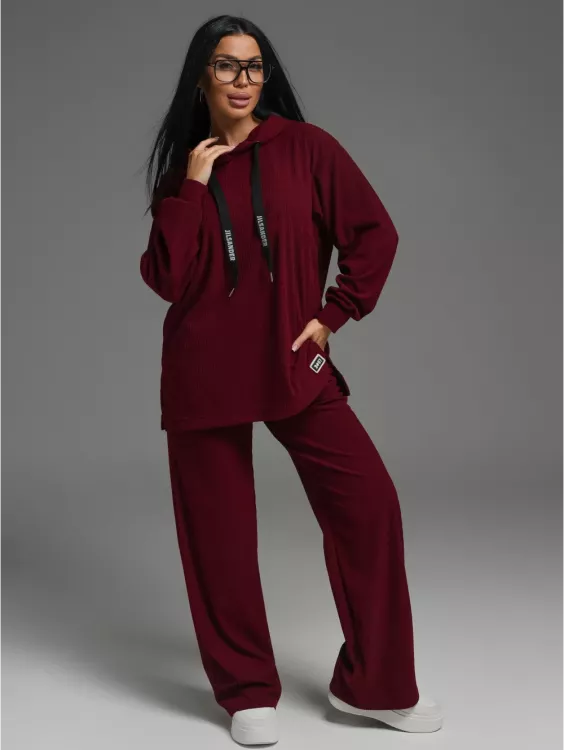  Костюм женский 84656 (бордо)