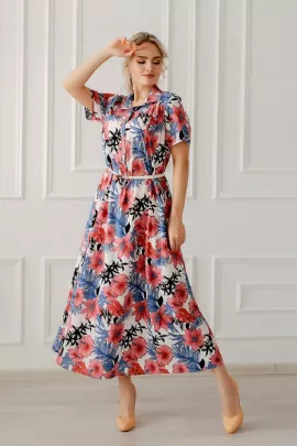 Платье Мальдивы красный последний размер