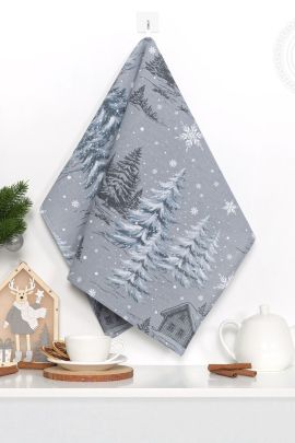Полотенце кухонное из рогожки "Русская зима" пкр.50.70 50х70 пкр.50.70