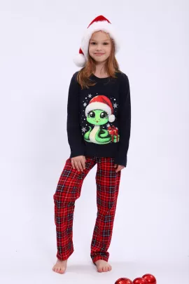 Пижама детская Змейка синий последний размер