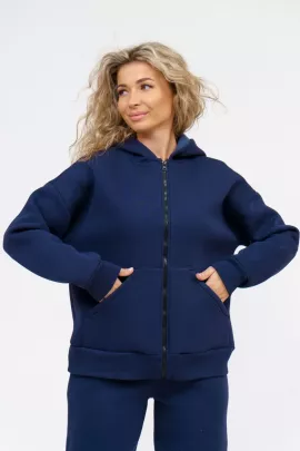 Толстовка 477761 темно-синий последний размер