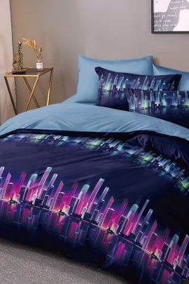 Постельное белье поплин эксклюзив на молнии - Найт