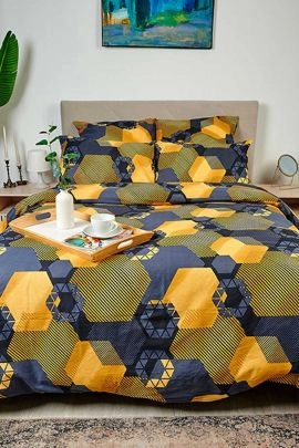 Постельное белье - Золотые шестигранники