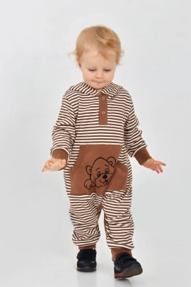Полукомбинезон с капюшоном Мишка арт. ПК-КАП/мишка