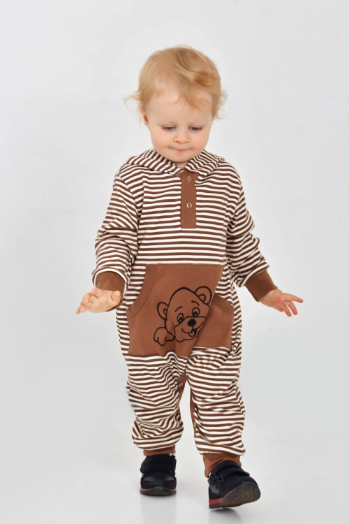 Полукомбинезон с капюшоном Мишка арт. ПК-КАП/мишка