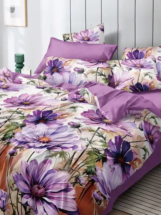 Постельное белье поплин эксклюзив на молнии - Беатрис