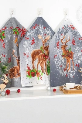 Набор полотенец из рогожки 2 шт