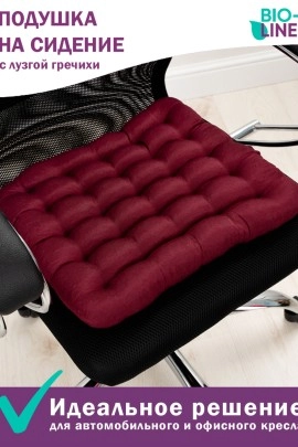 Подушка на стул Bio-Line с гречневой лузгой PSG25