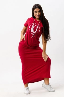 Платье Денс бордо последний размер