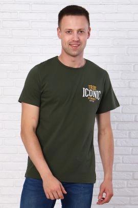 Футболка мужская 99812 (хаки)