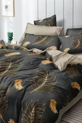 Постельное белье поплин эксклюзив на молнии - Листья осени