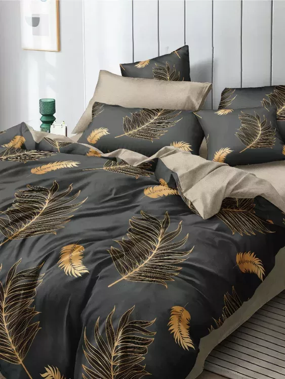 Постельное белье поплин эксклюзив на молнии - Листья осени