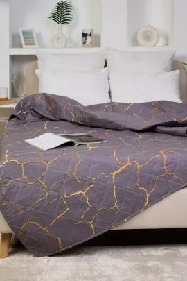 Покрывало Унисон - Кракле, цвет серый