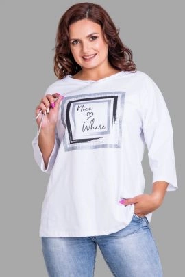 Футболка 81505 белый последний размер