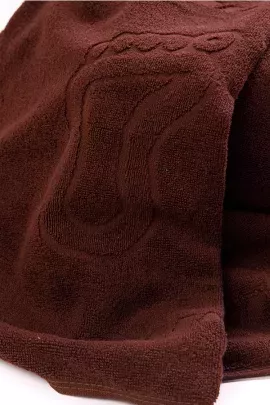 Полотенце махровое - Ножки, цвет горький шоколад