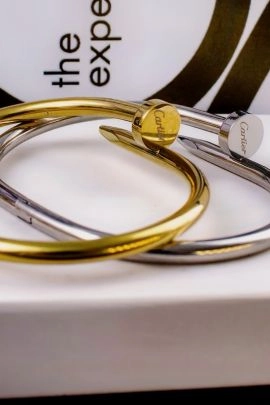 Стальной браслет Картье Гвоздь + Подарок