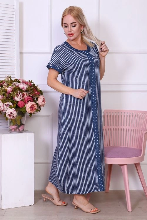 Платье 43149 полоса последний размер