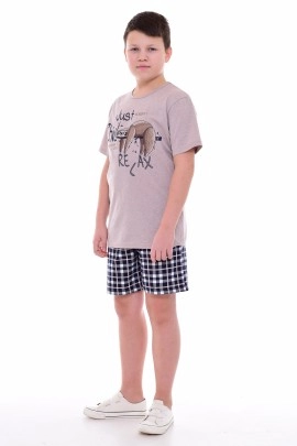 Пижама детская 7-282 (бежевый), Ленивец