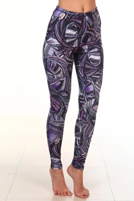 Леггинсы женские 8-20 (сирень) Тёплые