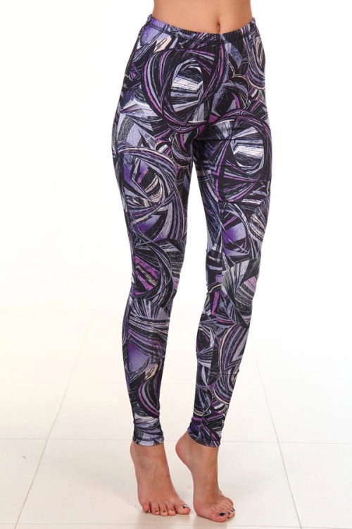 Леггинсы женские 8-20 (сирень) Тёплые